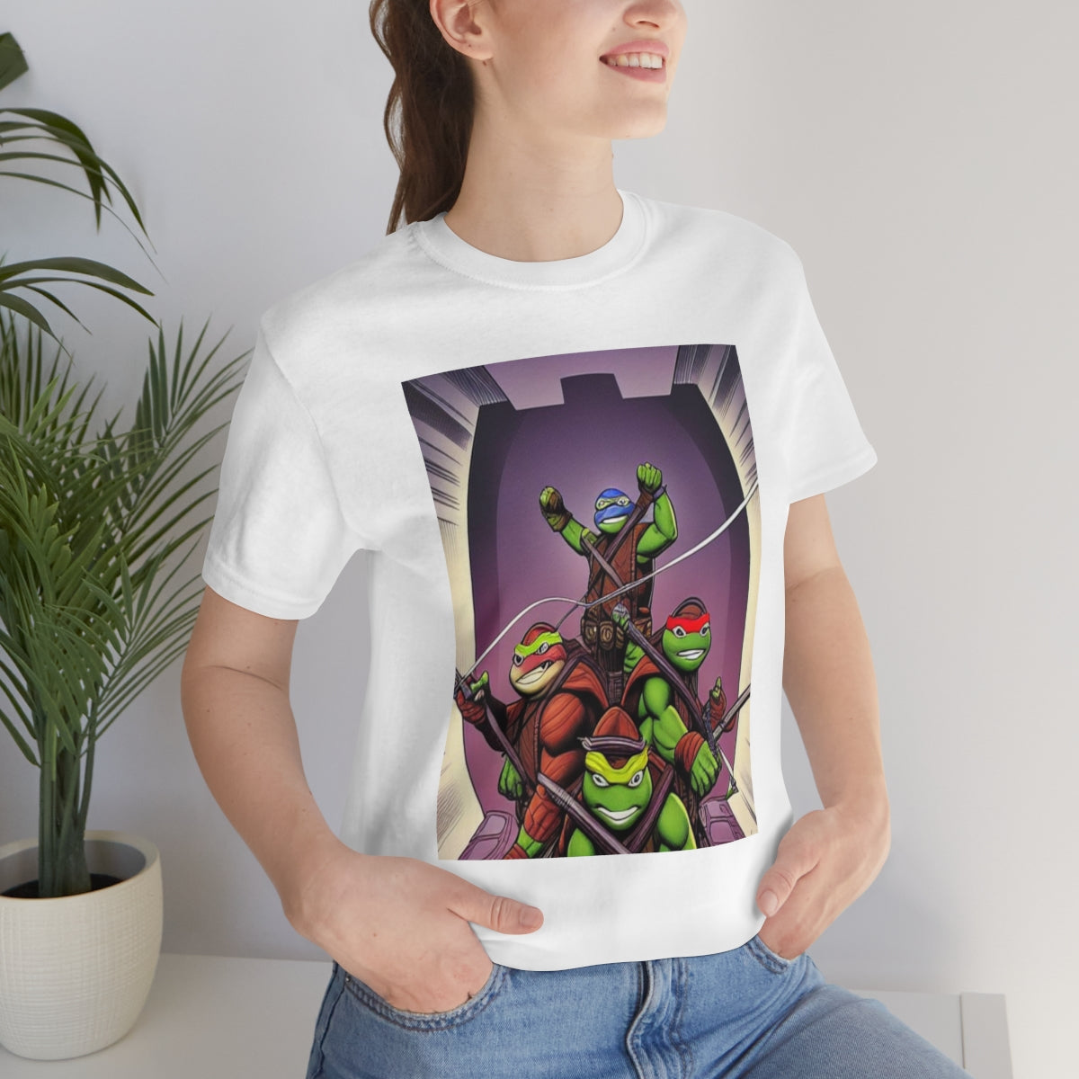 Unisex Jersey Short Sleeve Tee tmnt ai design