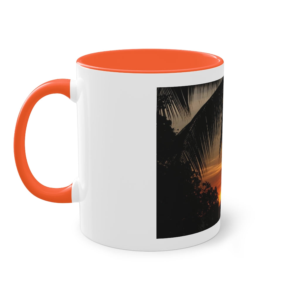 Two-Tone Coffee Mug, 11oz