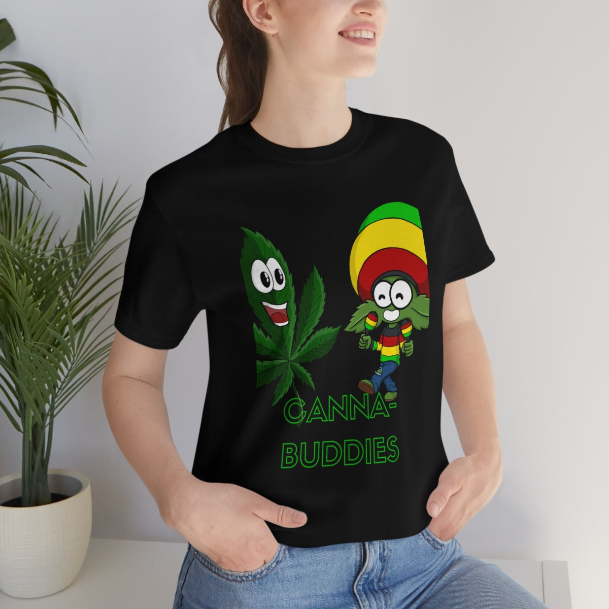 Unisex Jersey Short Sleeve Tee Canna-Buddies