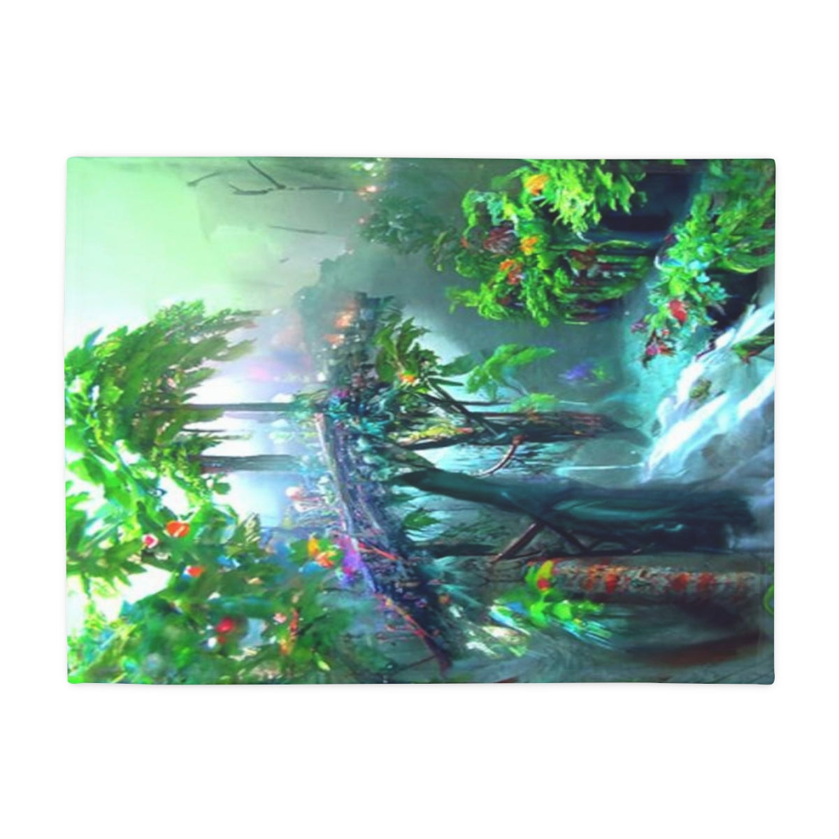 Plush Fleece Blanket Rainforest