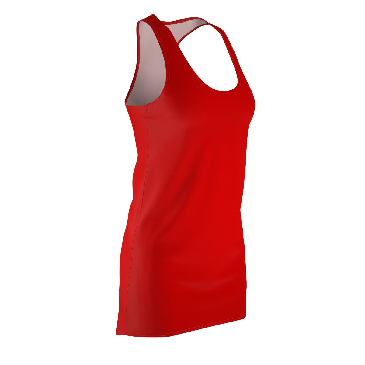 Women's Cut & Sew Racerback Dress Red