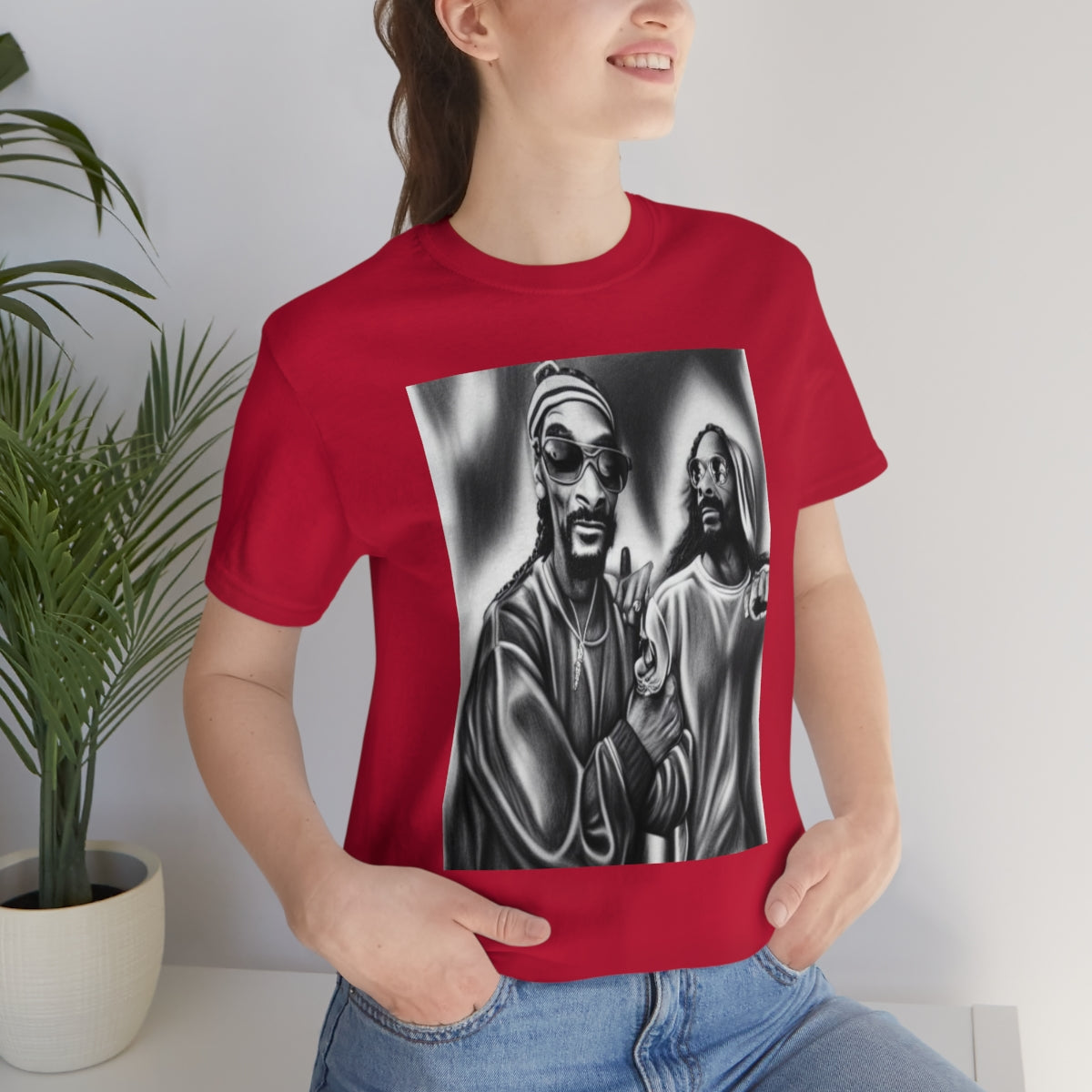 Unisex Jersey Short Sleeve Tee Snoop Fan Shirt