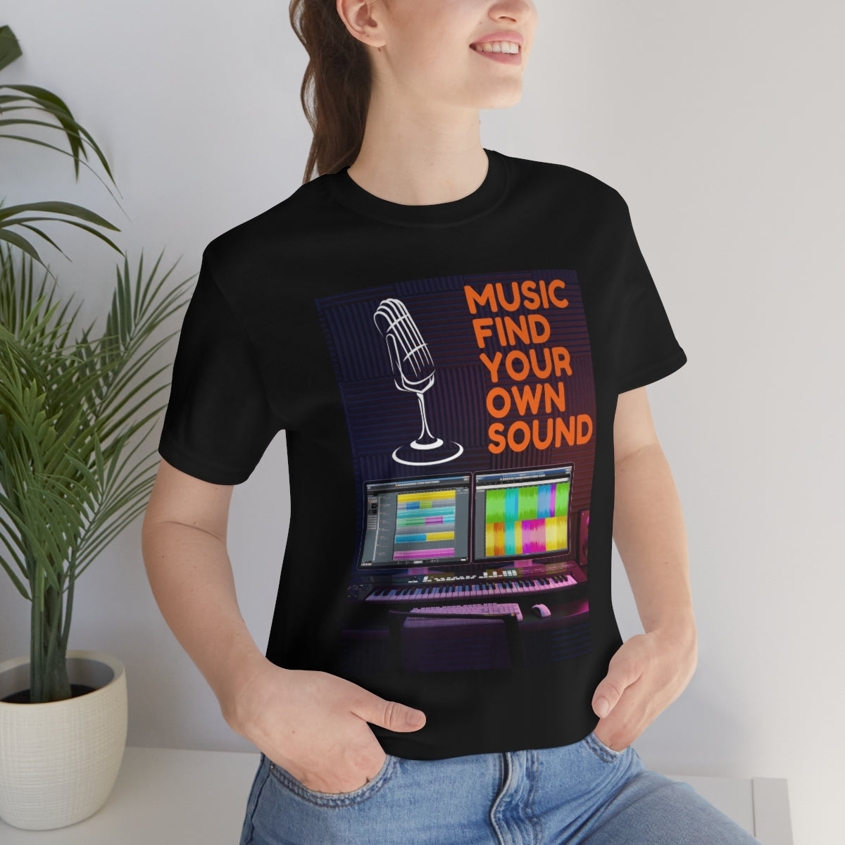 Unisex Jersey Short Sleeve Tee MUSIC FIND YOUR OWN SOUND