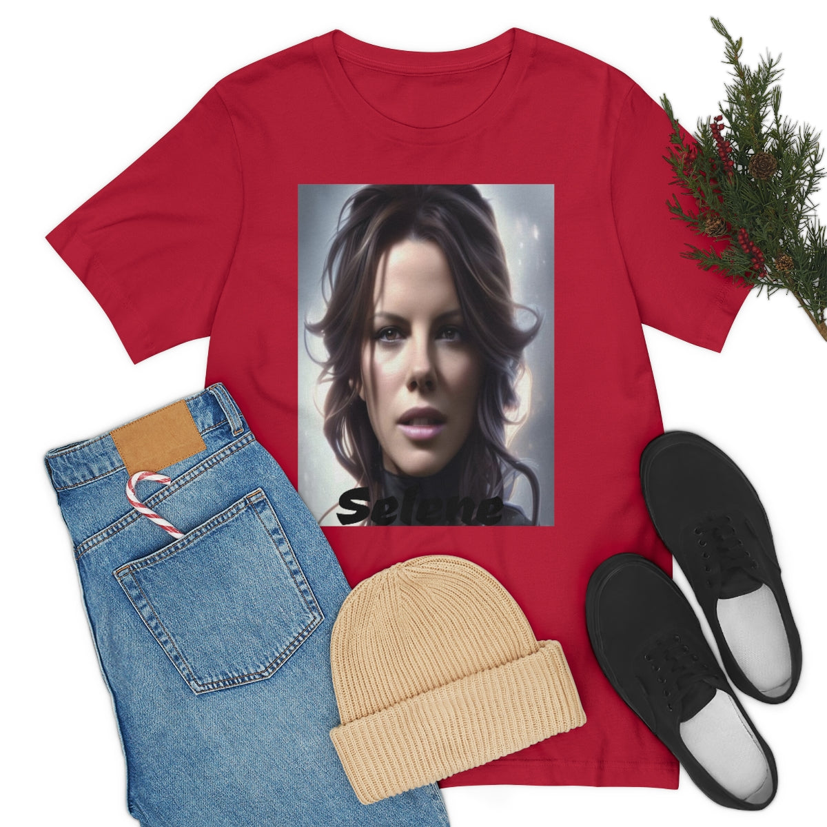 Unisex Jersey Short Sleeve Tee Selene (underworld) Kate Beckinsale movie tribute shirt