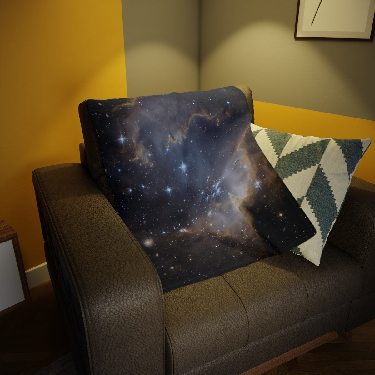 Plush Fleece Blanket Among the Stars