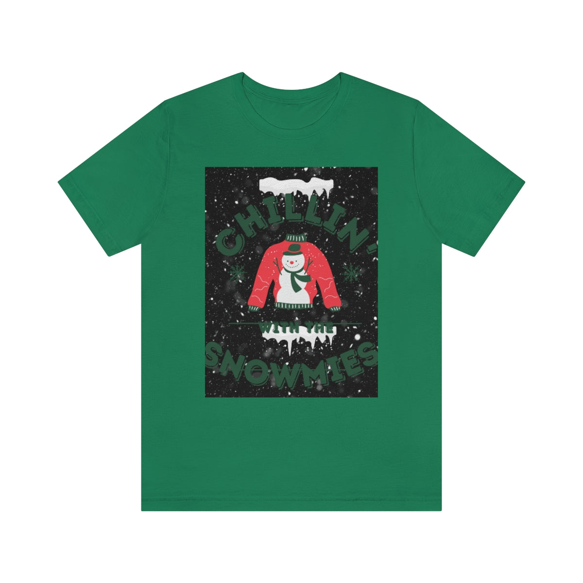 Unisex Jersey Short Sleeve Tee Chillin with the Hommies Xmas shirt