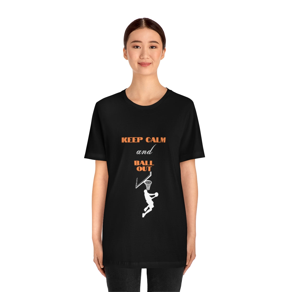 Unisex Jersey Short Sleeve Tee Keep Calm And Ball Out