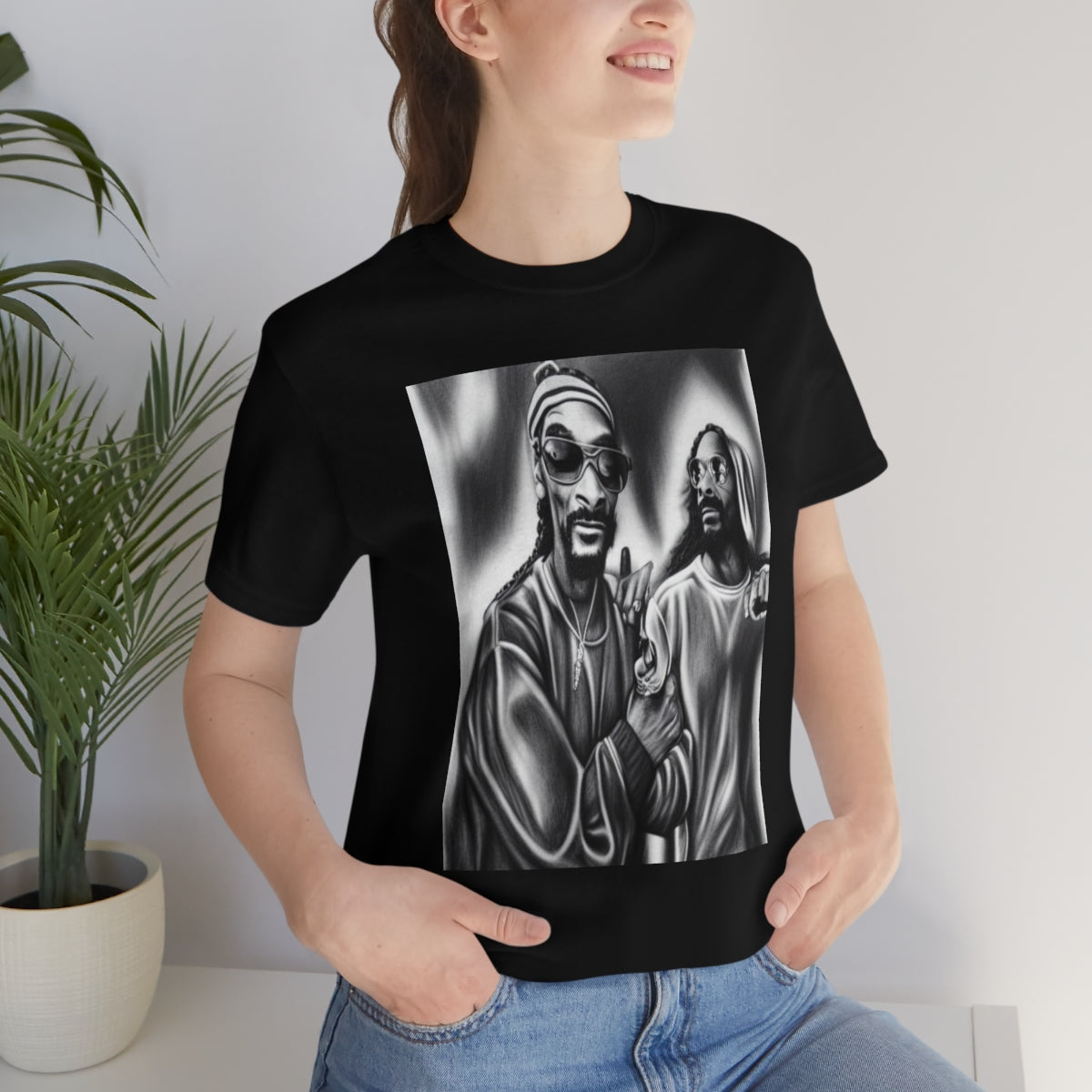 Unisex Jersey Short Sleeve Tee Snoop Fan Shirt