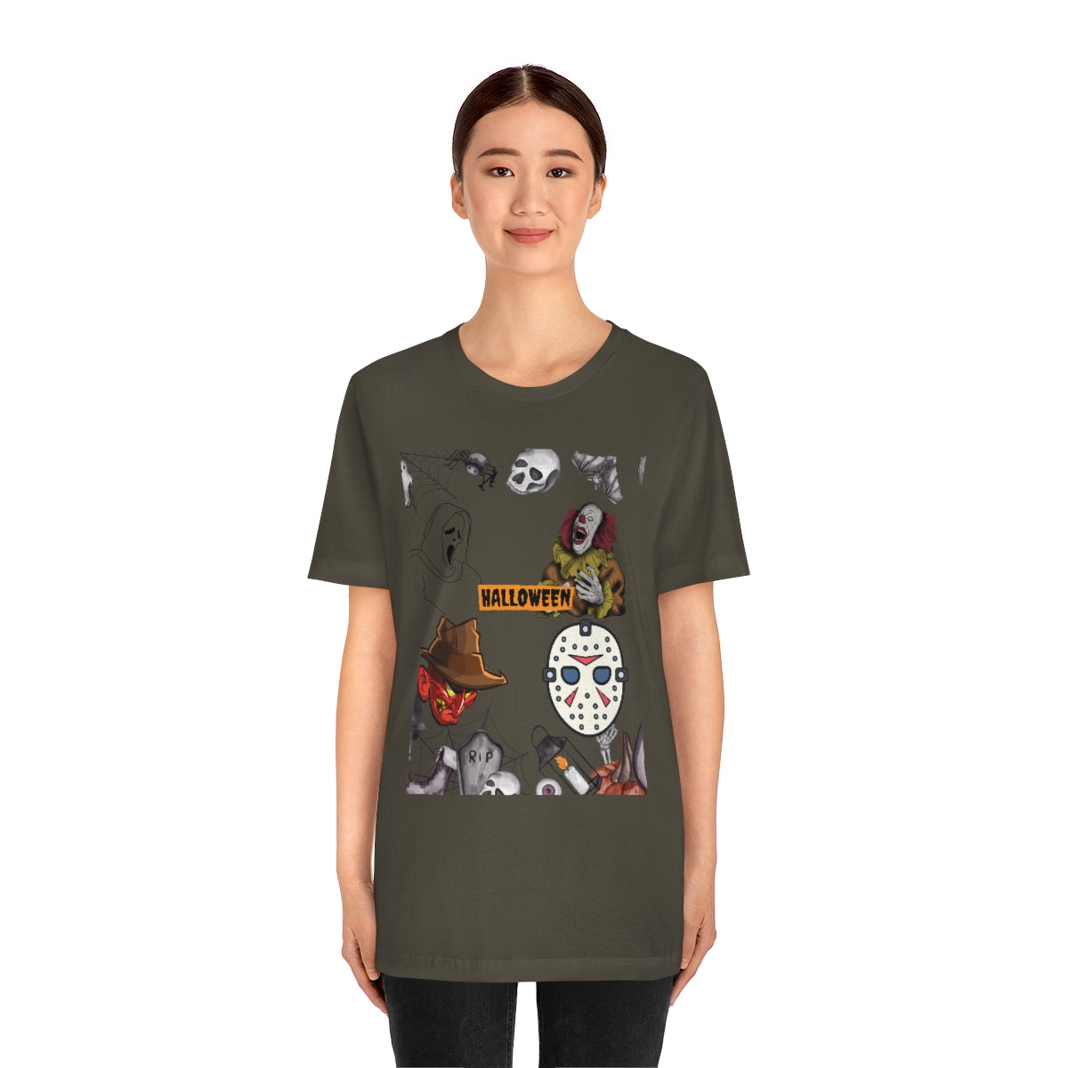 Unisex Jersey Short Sleeve Tee Halloween Horror