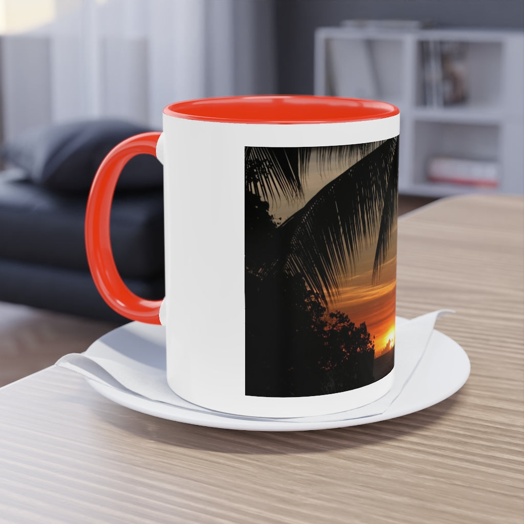 Two-Tone Coffee Mug, 11oz