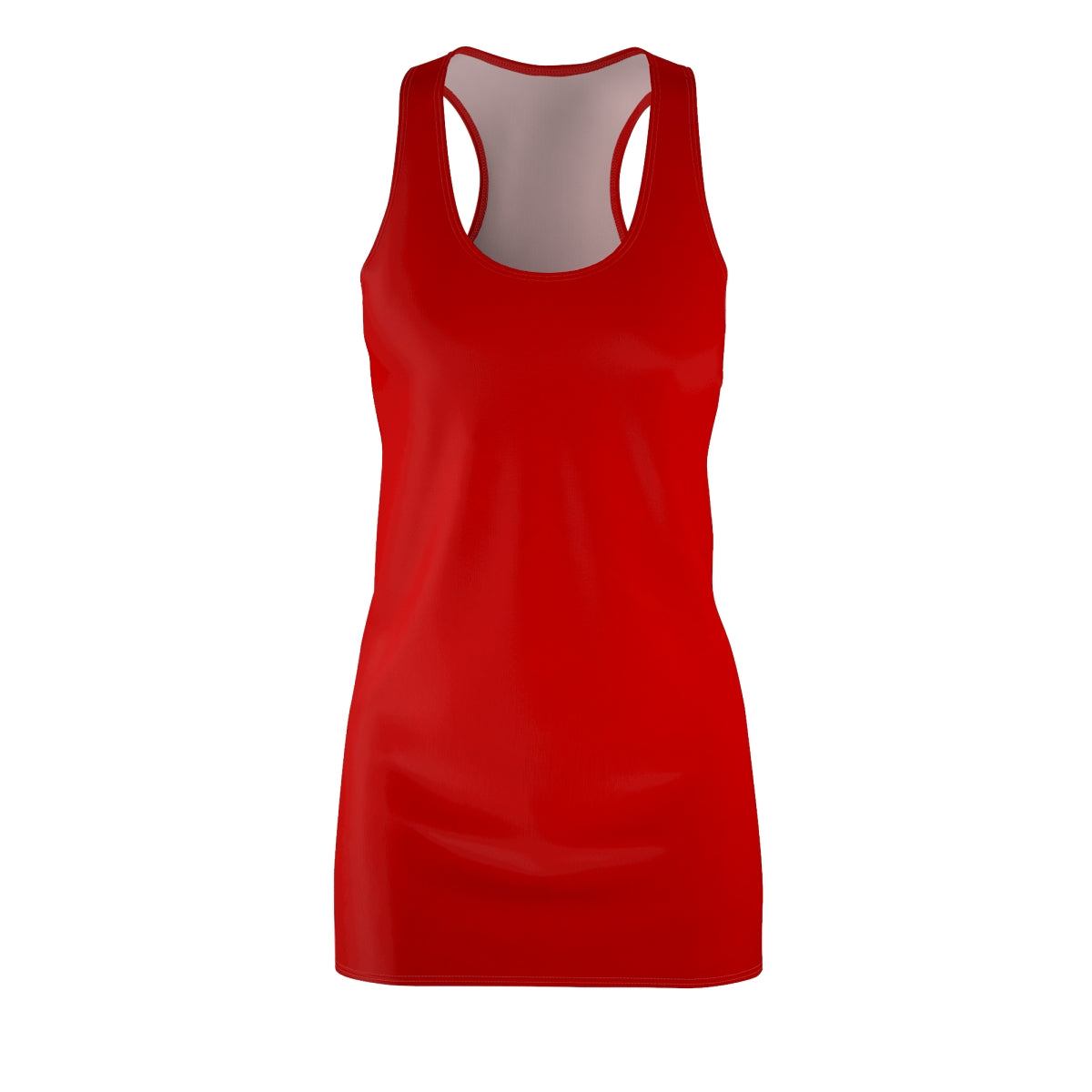 Women's Cut & Sew Racerback Dress Red