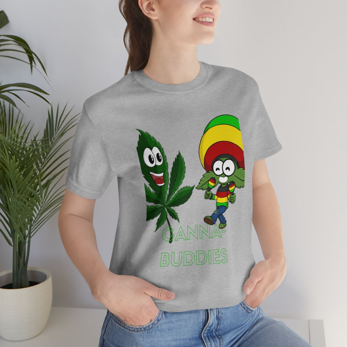 Unisex Jersey Short Sleeve Tee Canna-Buddies