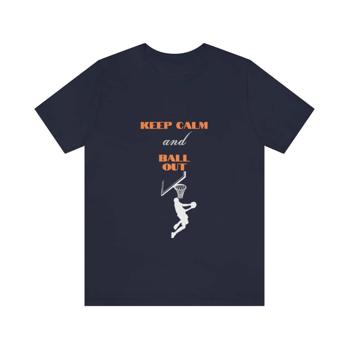 Unisex Jersey Short Sleeve Tee Keep Calm And Ball Out