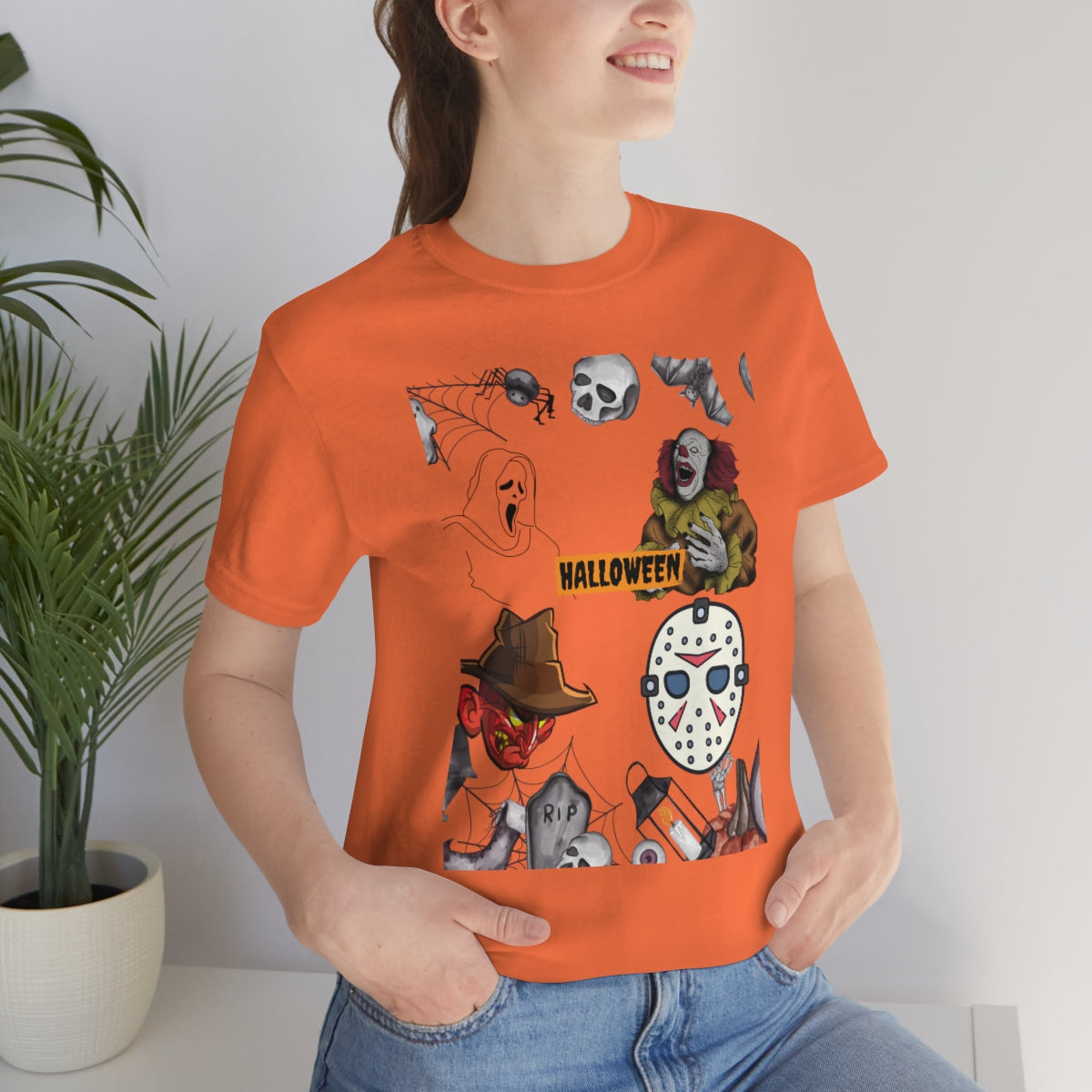 Unisex Jersey Short Sleeve Tee Halloween Horror