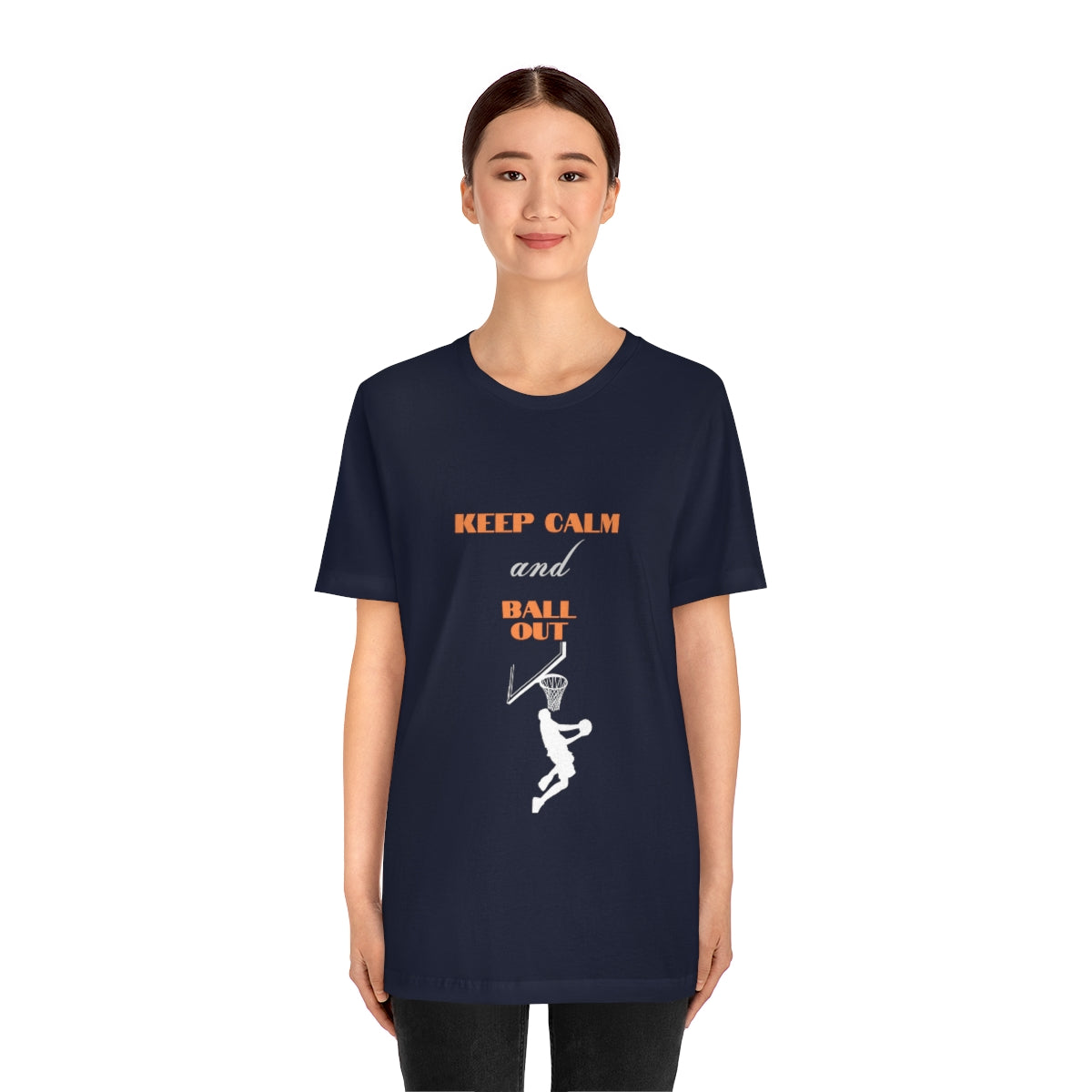 Unisex Jersey Short Sleeve Tee Keep Calm And Ball Out