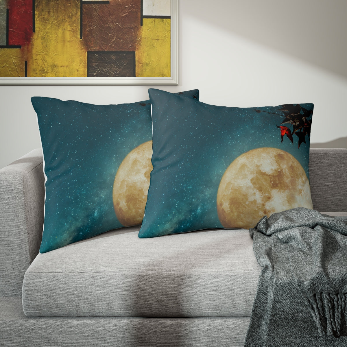 Pillow Sham Fall moon