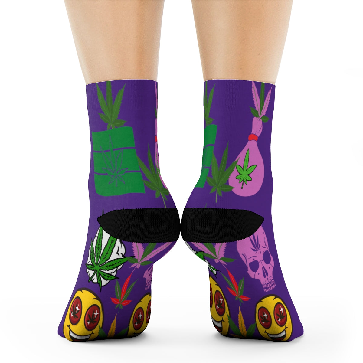 Copy of Crew Socks weed socks design 2