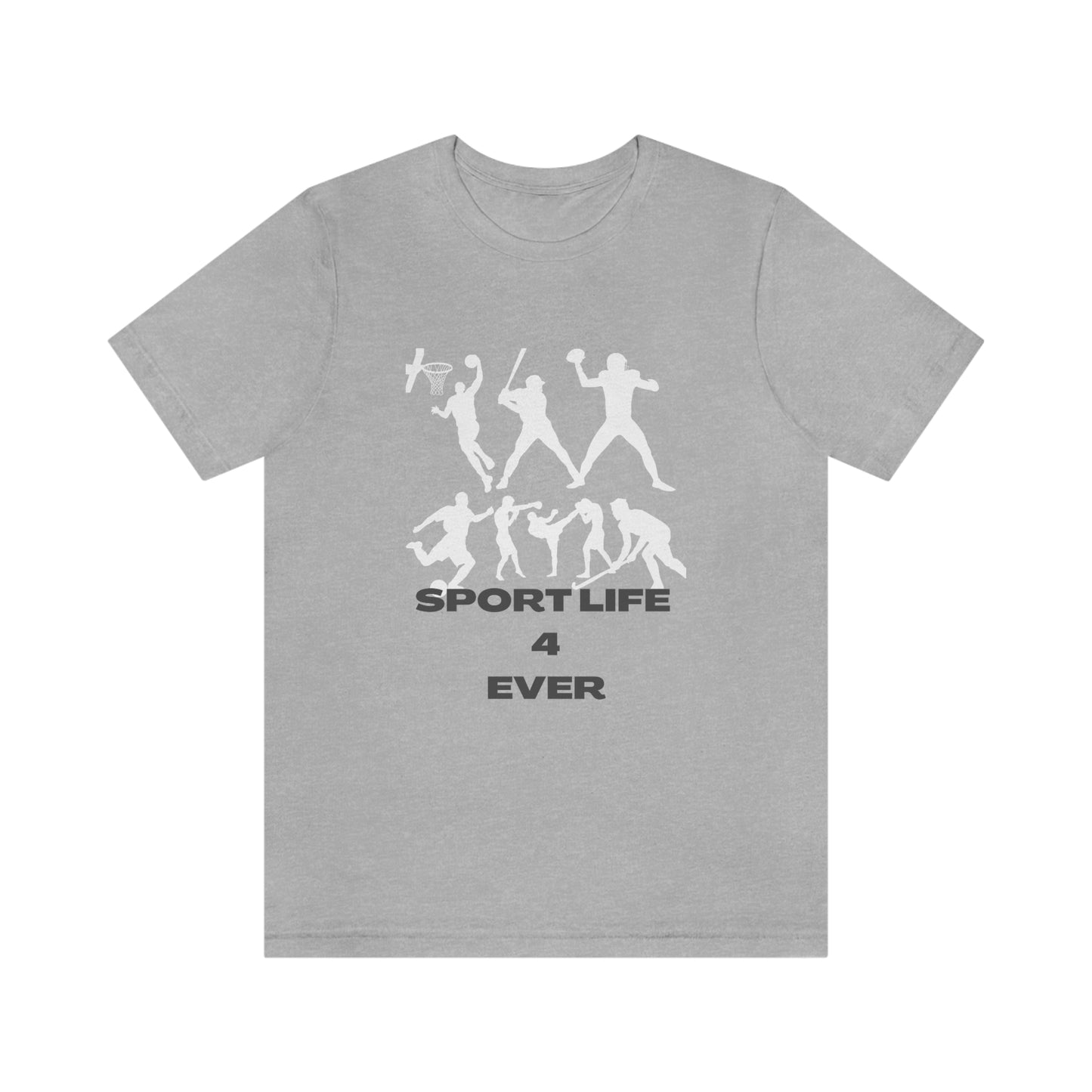 Unisex Jersey Short Sleeve Tee Sport Life 4 Ever