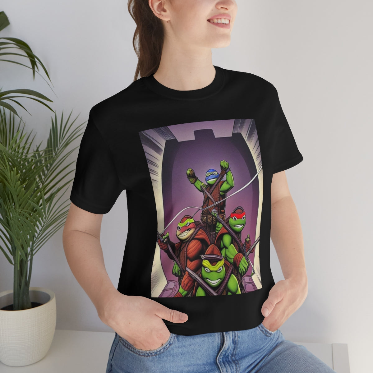 Unisex Jersey Short Sleeve Tee tmnt ai design