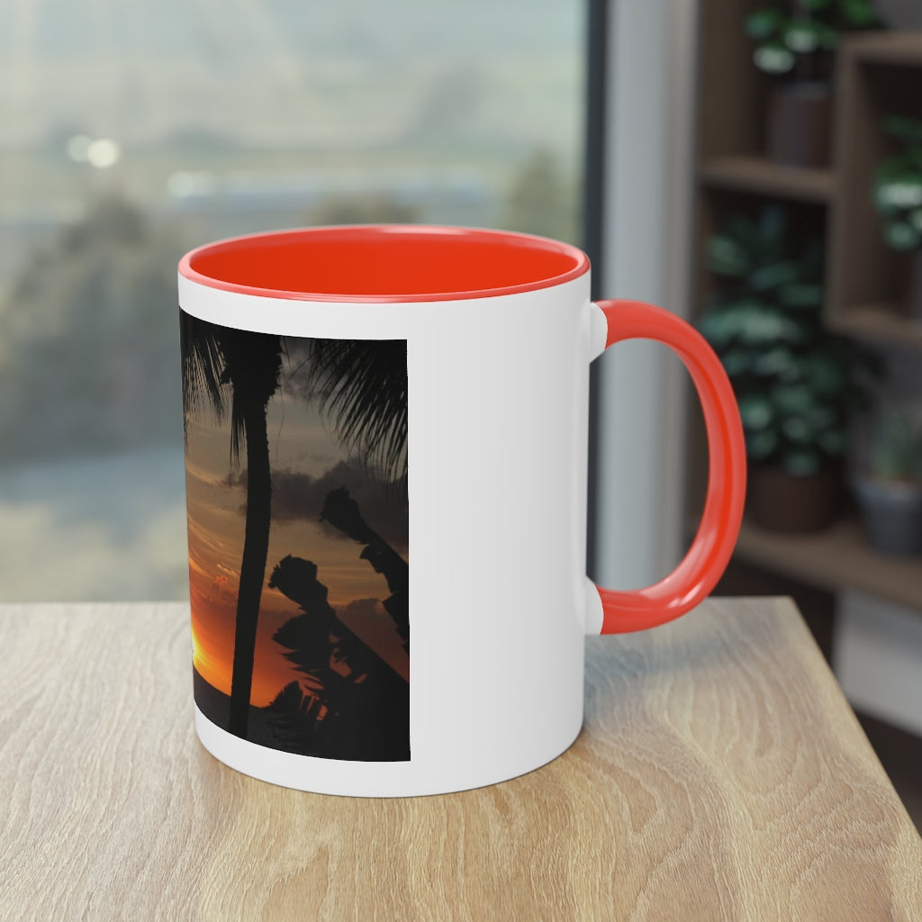 Two-Tone Coffee Mug, 11oz