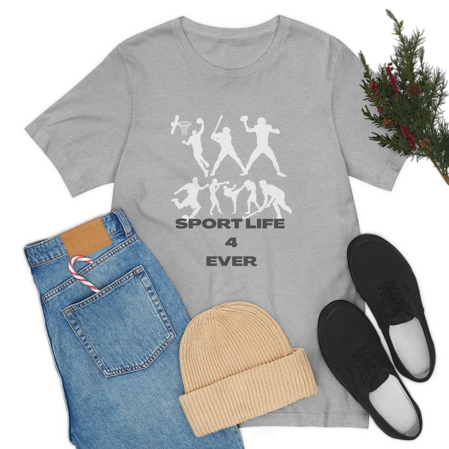 Unisex Jersey Short Sleeve Tee Sport Life 4 Ever