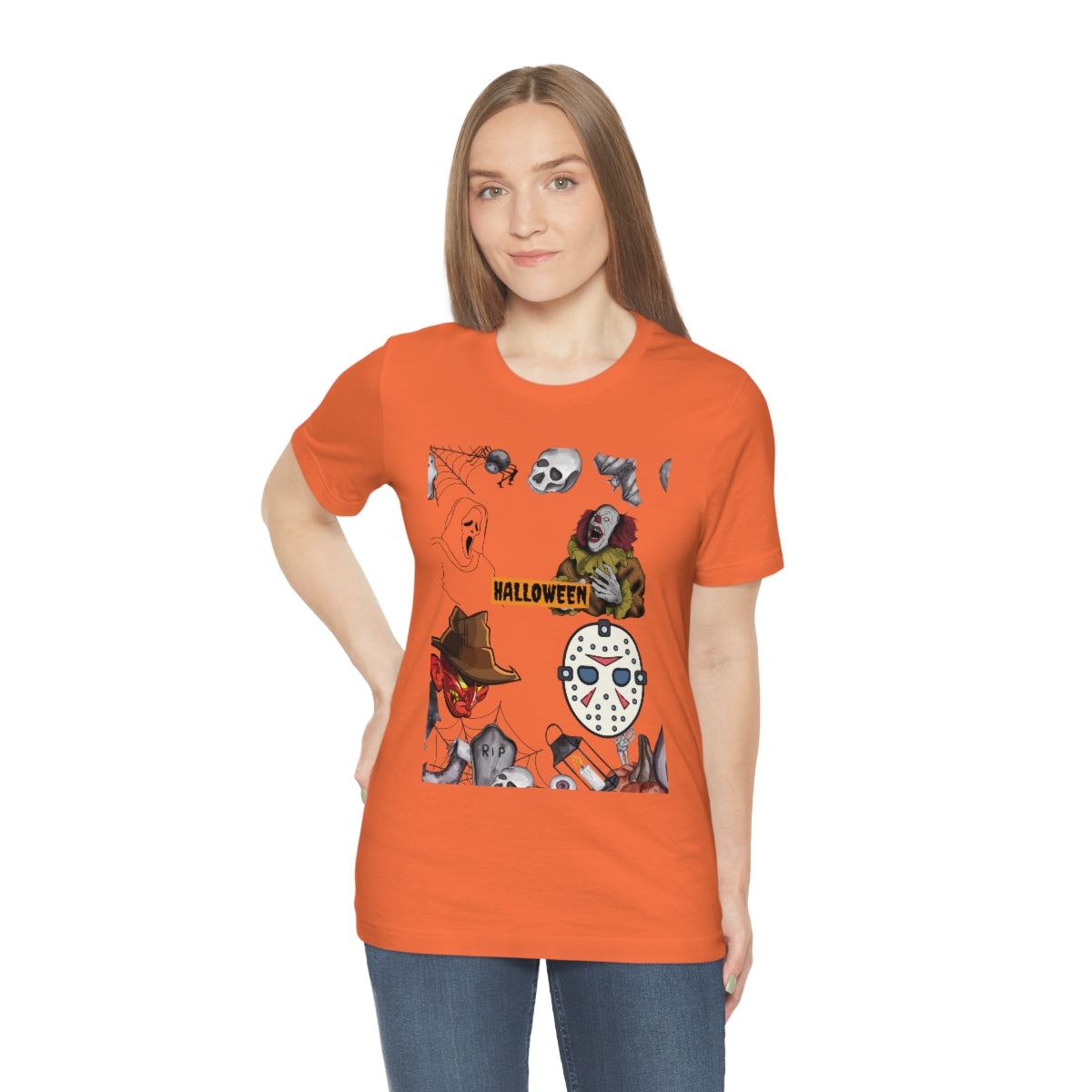 Unisex Jersey Short Sleeve Tee Halloween Horror