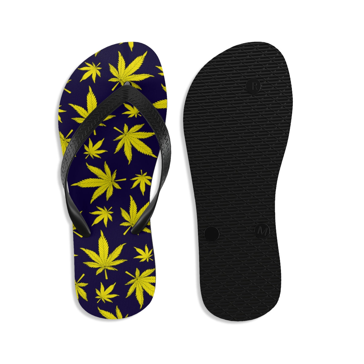 Unisex Flip-Flops cannabis flowers