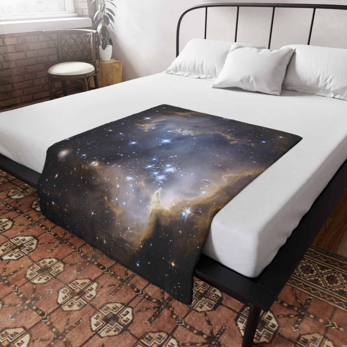 Plush Fleece Blanket Among the Stars