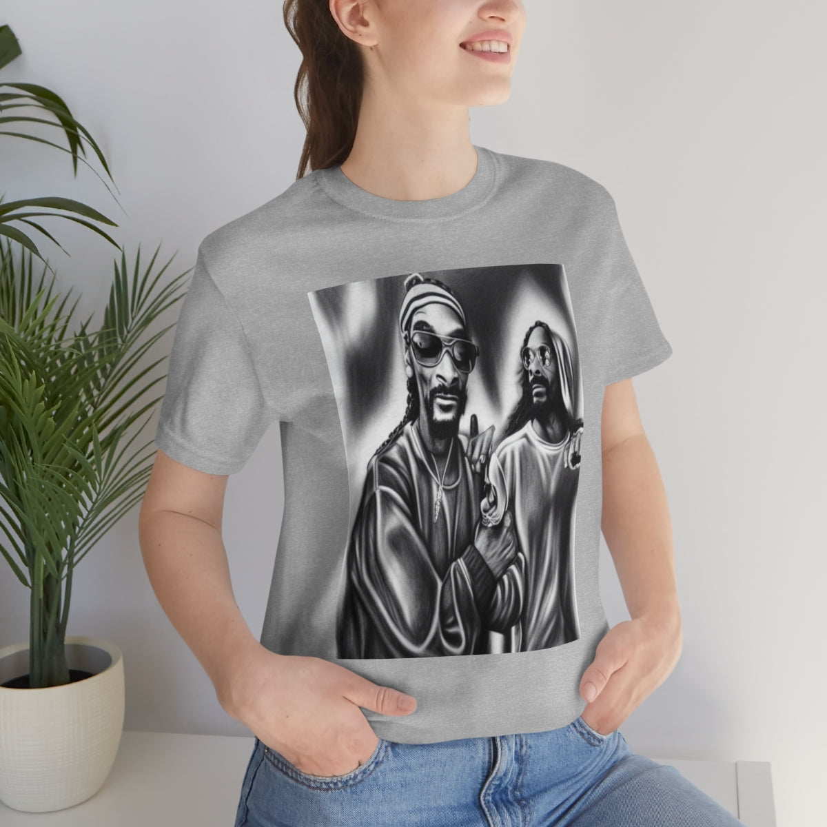 Unisex Jersey Short Sleeve Tee Snoop Fan Shirt