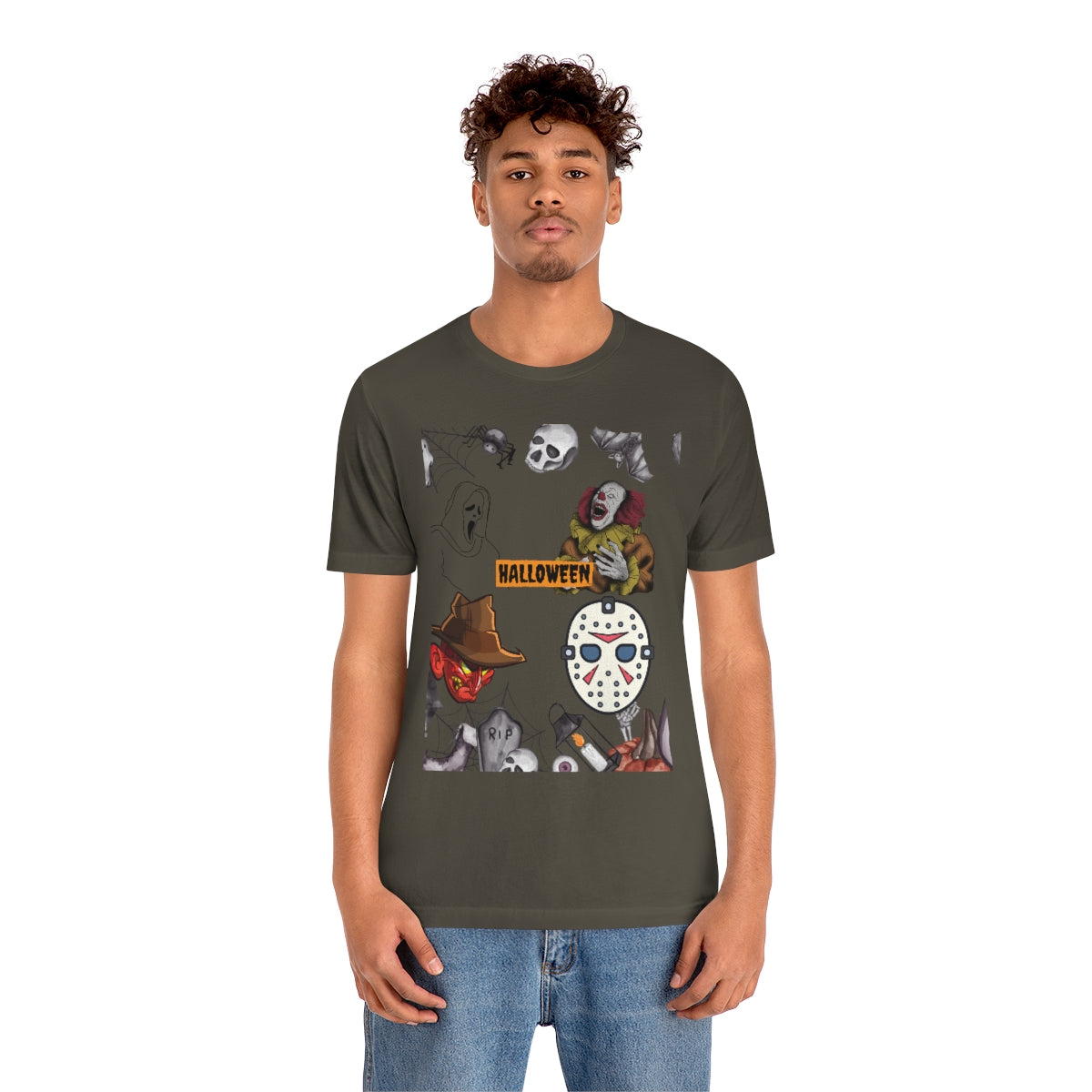 Unisex Jersey Short Sleeve Tee Halloween Horror