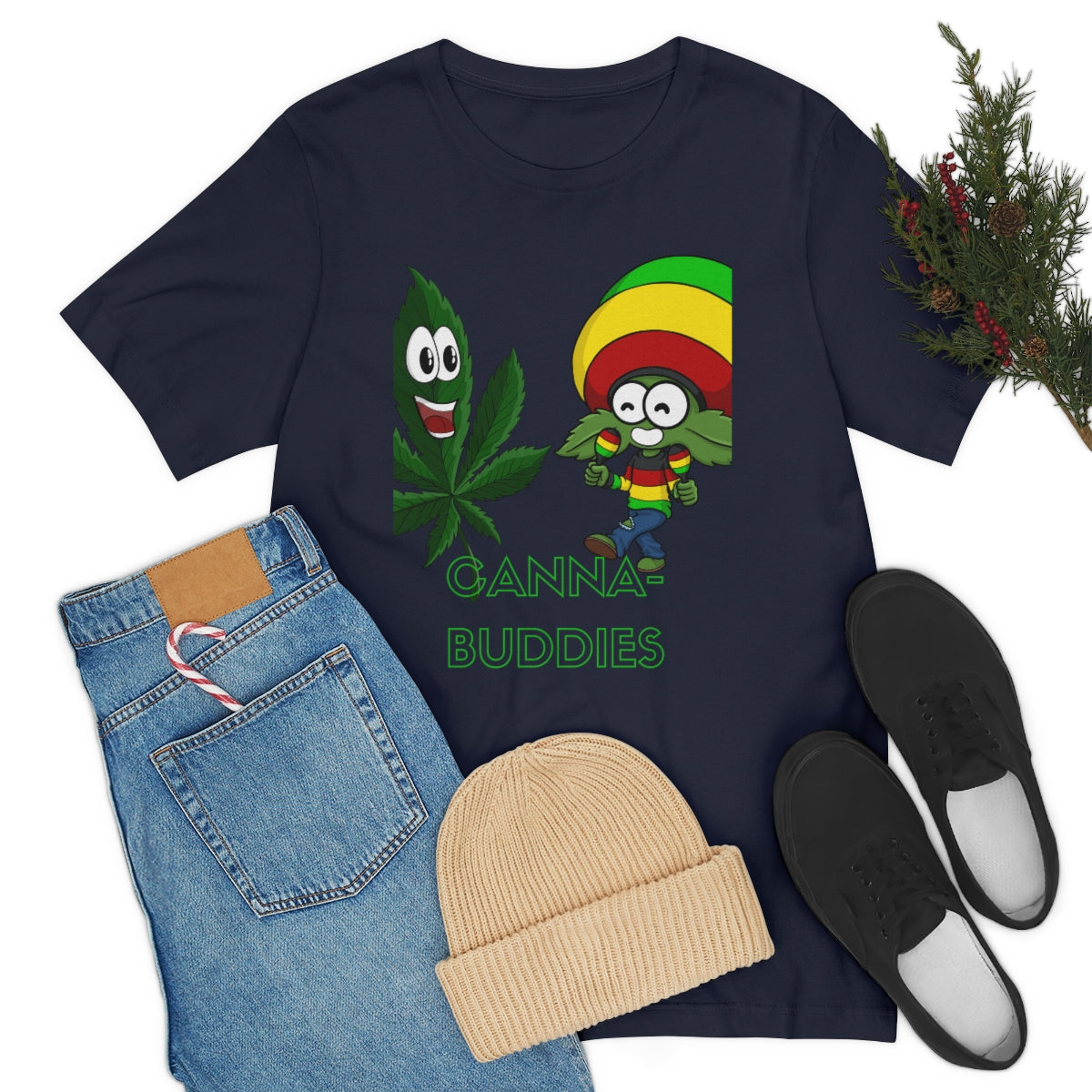 Unisex Jersey Short Sleeve Tee Canna-Buddies