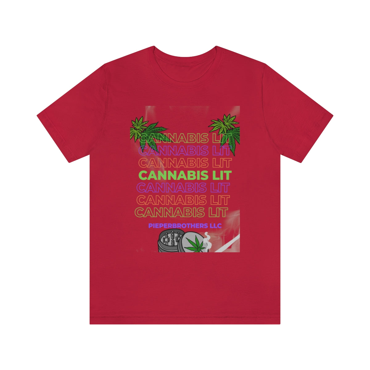 Unisex Jersey Short Sleeve Tee Cannabis Lit