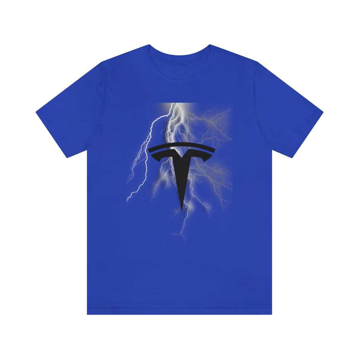 Unisex Jersey Short Sleeve Tee Tesla Lightning