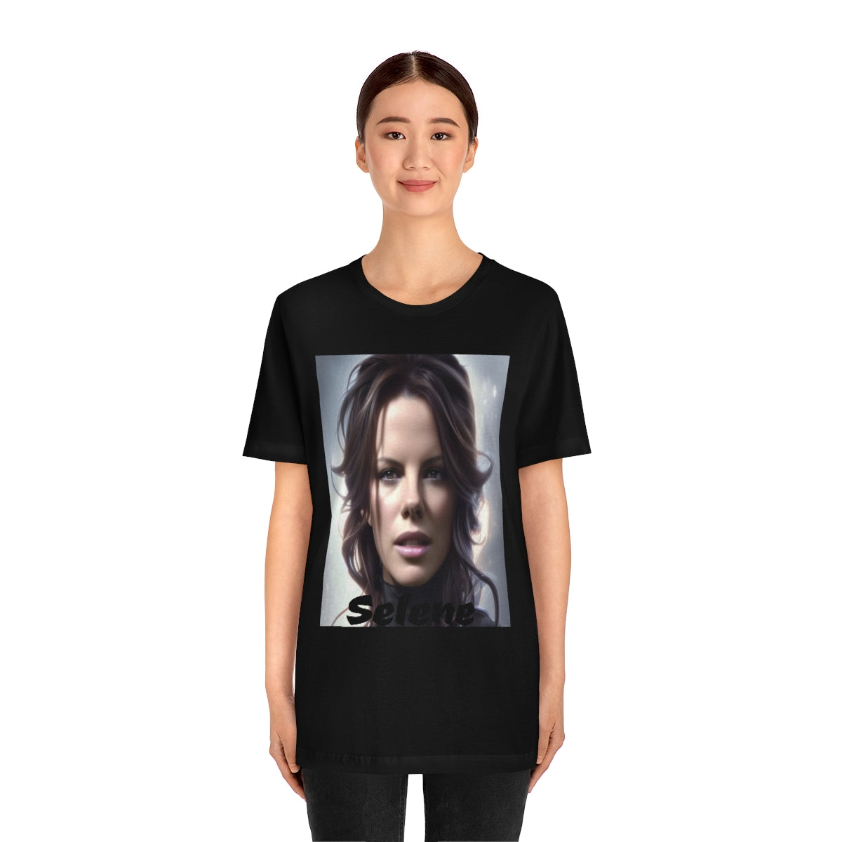 Unisex Jersey Short Sleeve Tee Selene (underworld) Kate Beckinsale movie tribute shirt