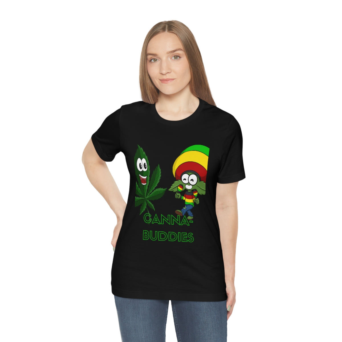 Unisex Jersey Short Sleeve Tee Canna-Buddies