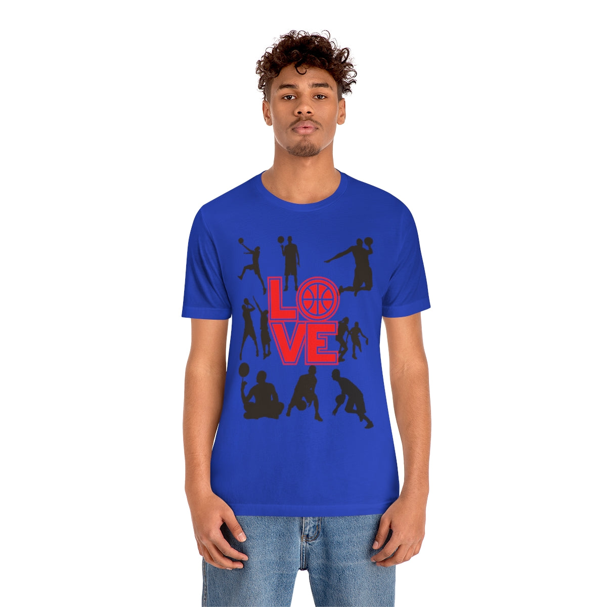 Unisex Jersey Short Sleeve Tee Love Basketball