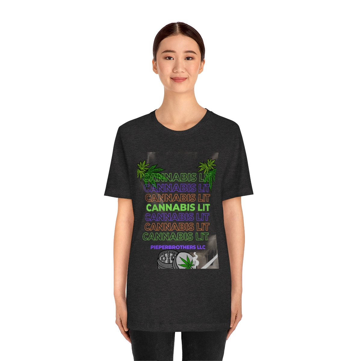 Unisex Jersey Short Sleeve Tee Cannabis Lit