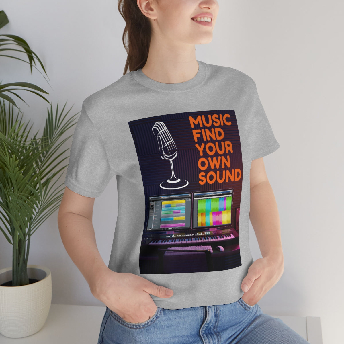 Unisex Jersey Short Sleeve Tee MUSIC FIND YOUR OWN SOUND