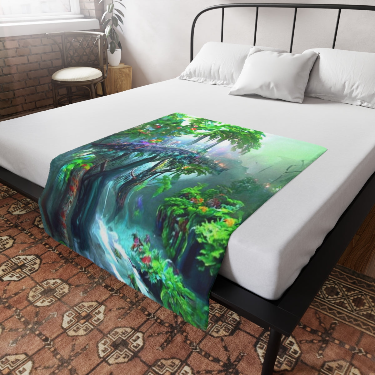 Plush Fleece Blanket Rainforest