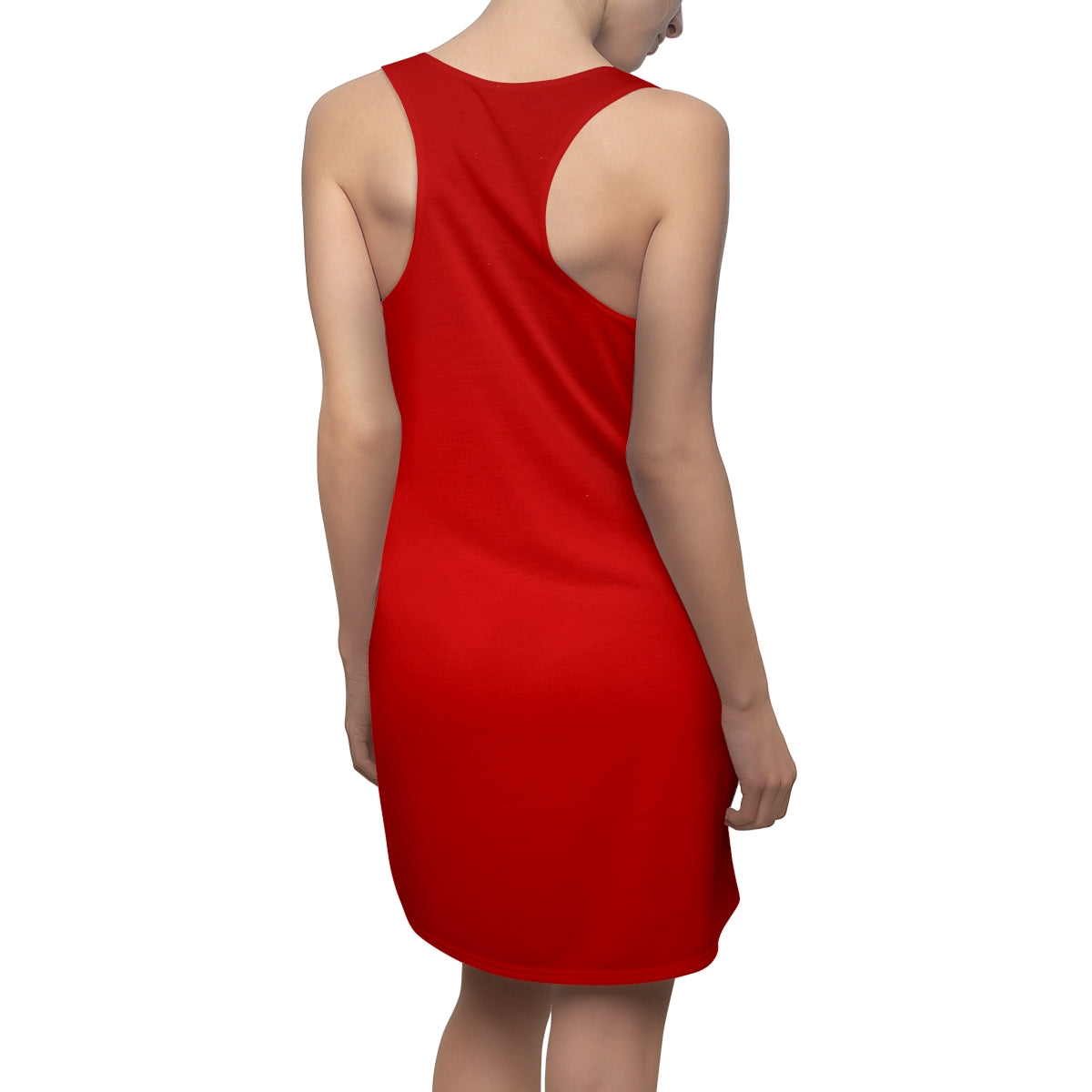 Women's Cut & Sew Racerback Dress Red