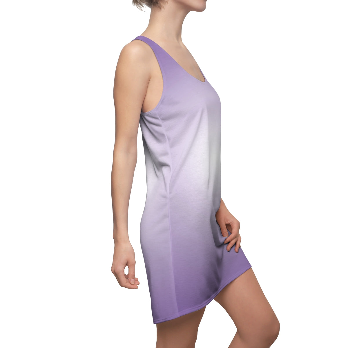 Women's Cut & Sew Racerback Dress Purple