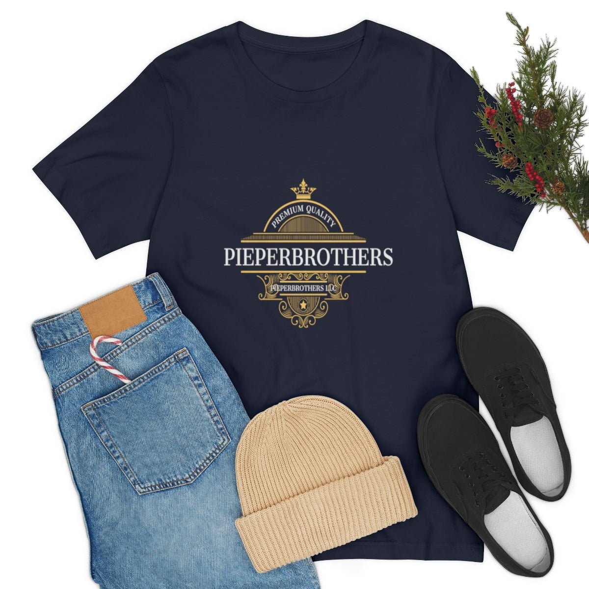 Unisex Jersey Short Sleeve Tee PIEPERBROTHERS Brand Shirt