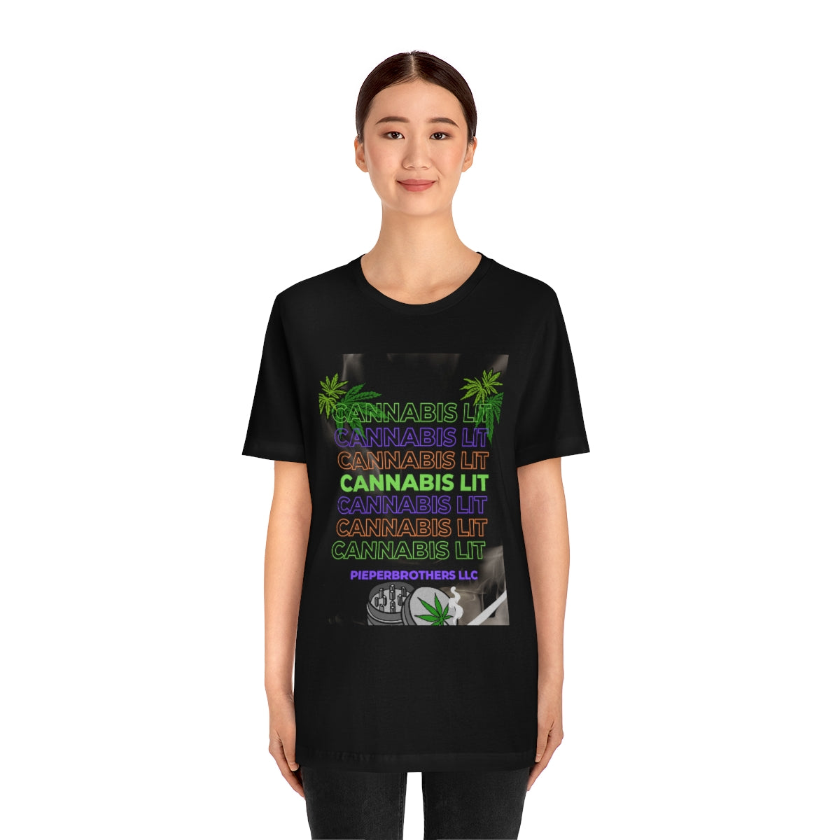 Unisex Jersey Short Sleeve Tee Cannabis Lit