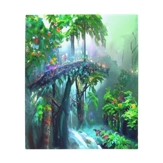 Plush Fleece Blanket Rainforest