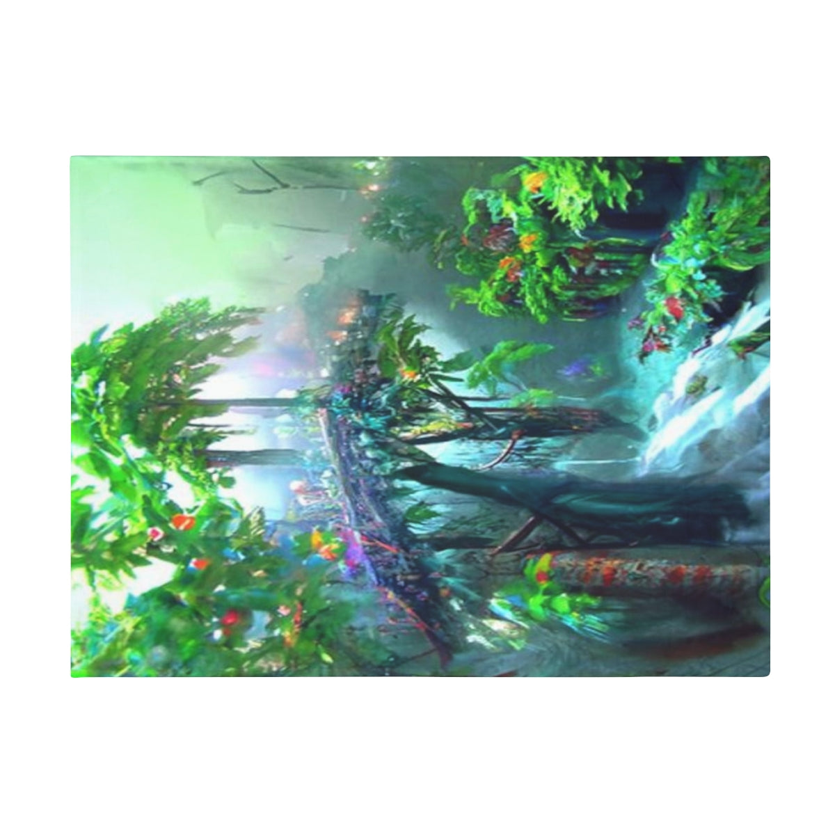 Plush Fleece Blanket Rainforest