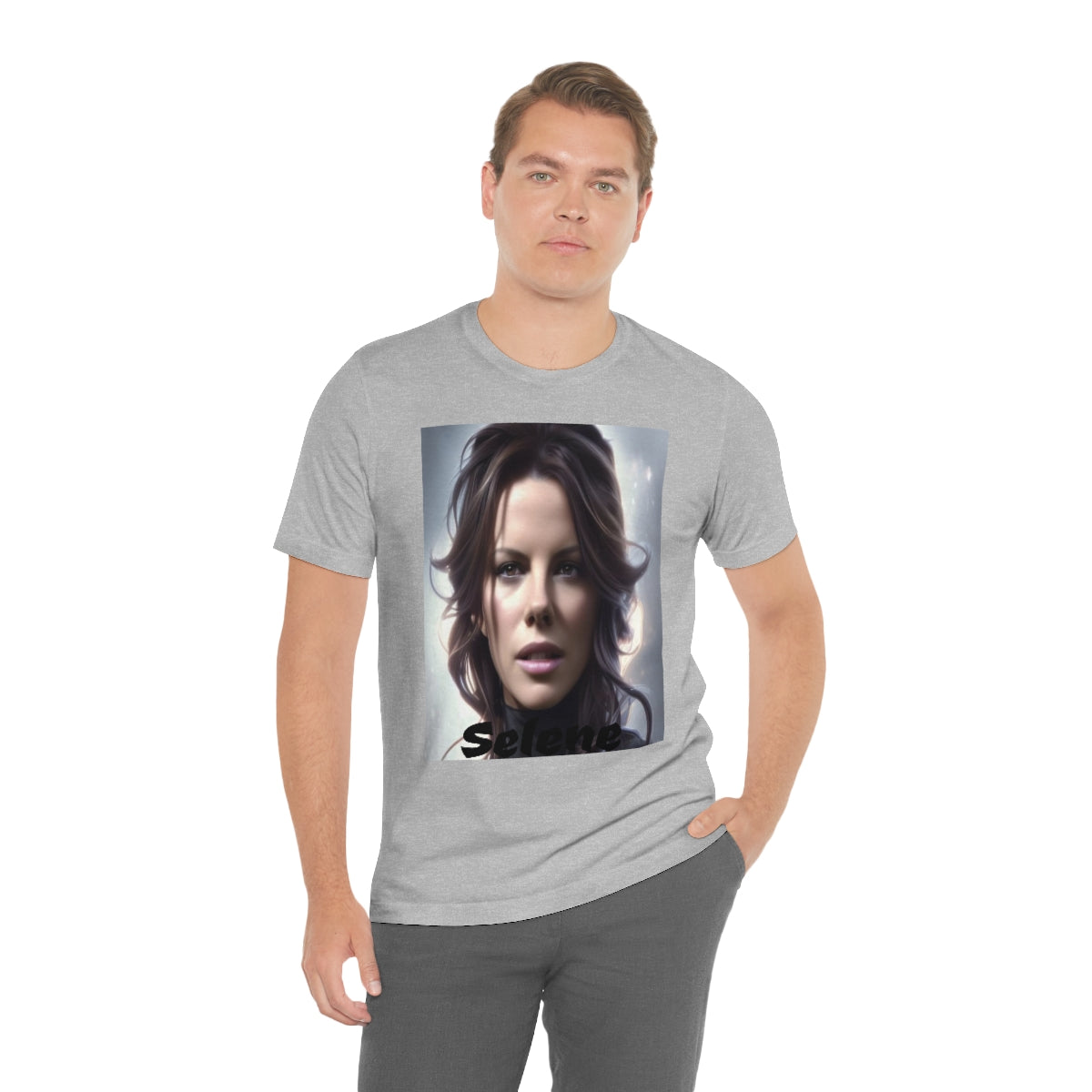 Unisex Jersey Short Sleeve Tee Selene (underworld) Kate Beckinsale movie tribute shirt