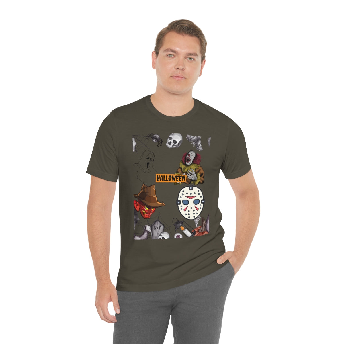 Unisex Jersey Short Sleeve Tee Halloween Horror