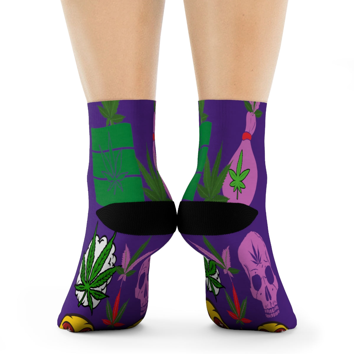 Copy of Crew Socks weed socks design 2