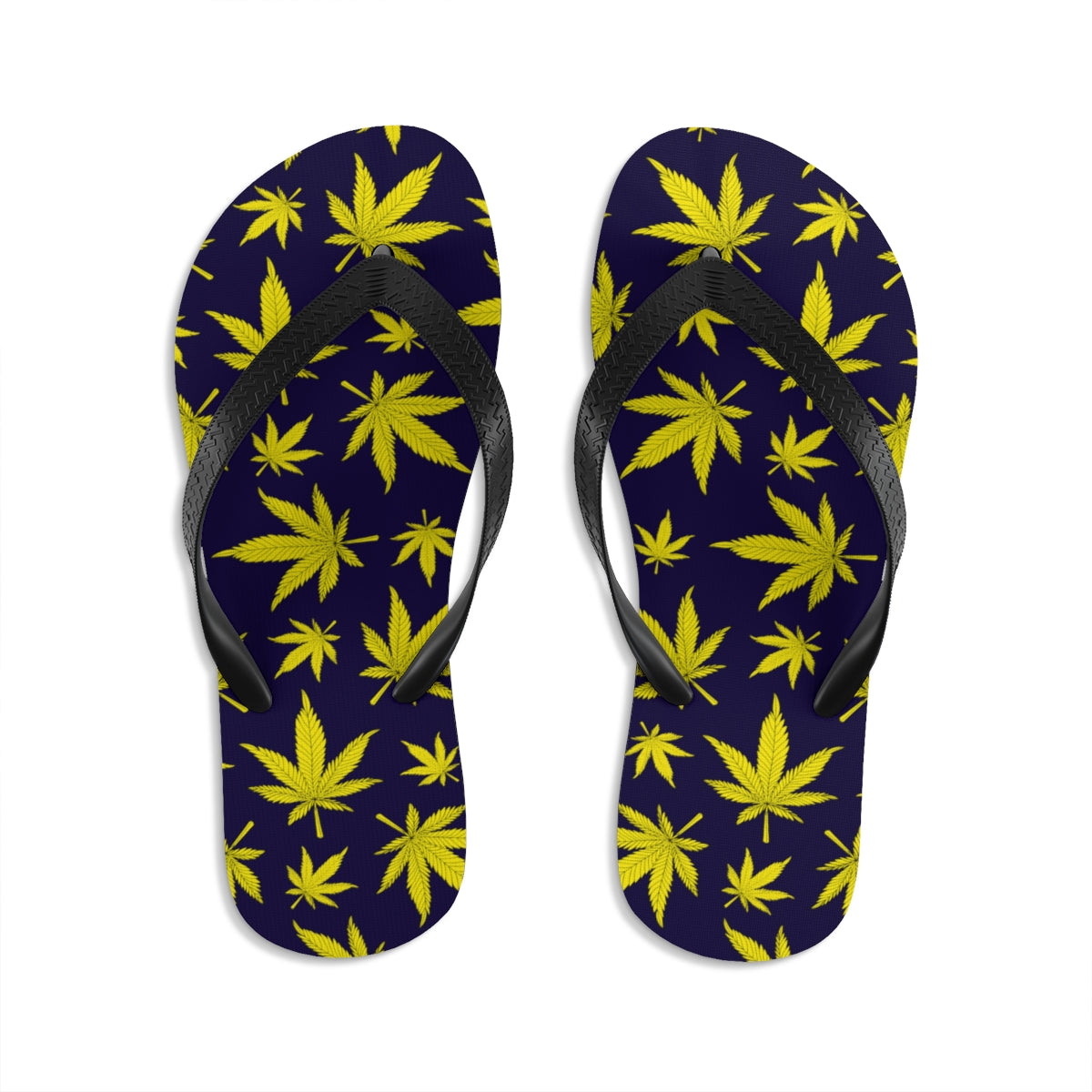 Unisex Flip-Flops cannabis flowers