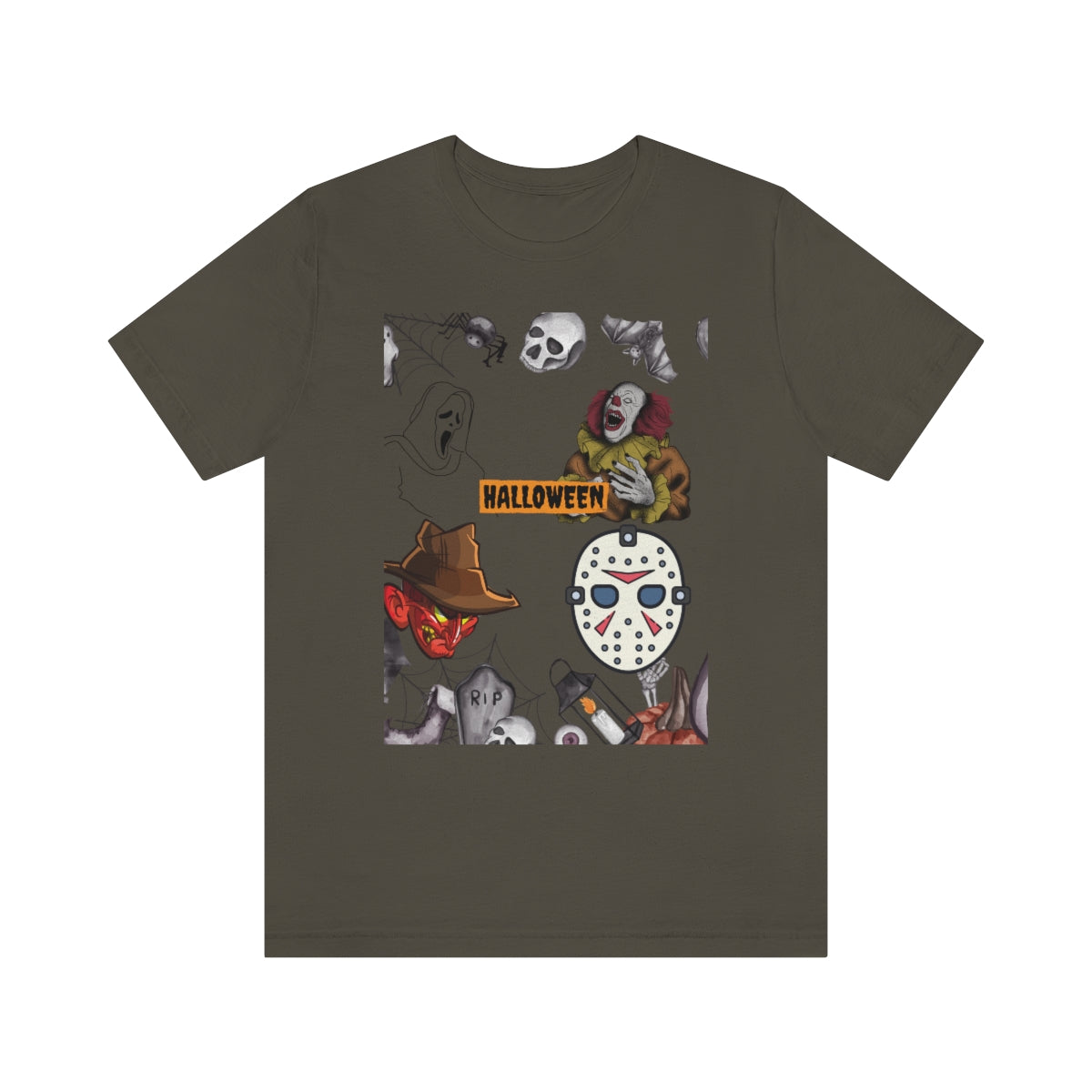 Unisex Jersey Short Sleeve Tee Halloween Horror